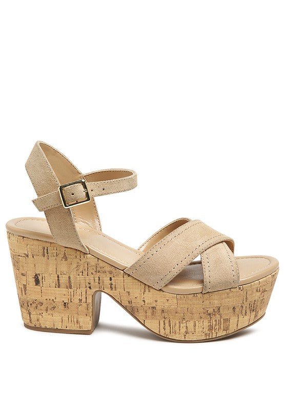ULLA HIGH HEELED BLOCK SANDAL IN BLACK - Chaelisa's New Jammies
