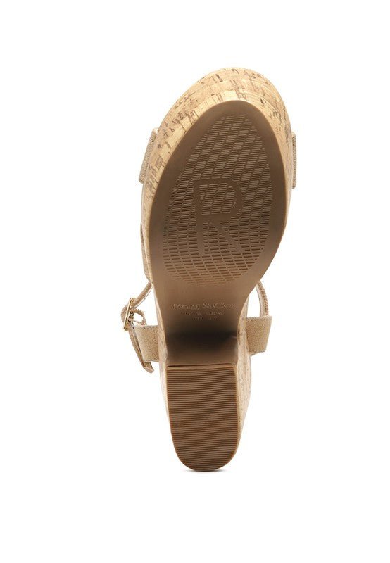 ULLA HIGH HEELED BLOCK SANDAL IN BLACK - Chaelisa's New Jammies