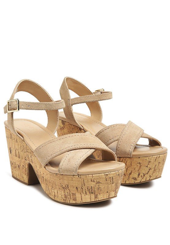 ULLA HIGH HEELED BLOCK SANDAL IN BLACK - Chaelisa's New Jammies
