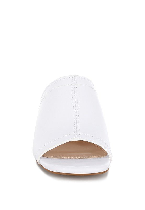 Wuling Slip - On Soft Leather Heels - Chaelisa's New Jammies