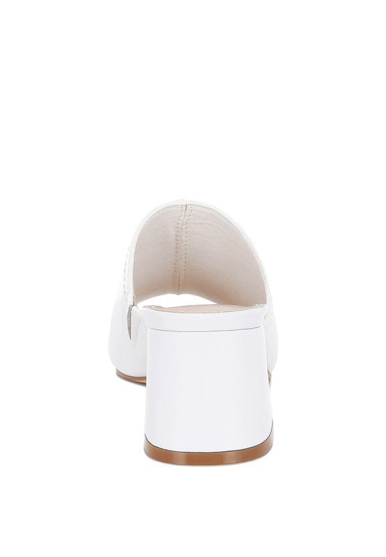 Wuling Slip - On Soft Leather Heels - Chaelisa's New Jammies