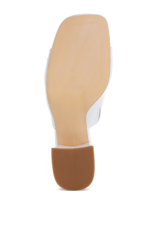 Wuling Slip - On Soft Leather Heels - Chaelisa's New Jammies