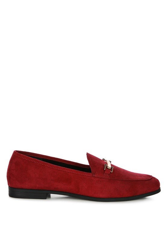 Zaara Solid Faux Suede Loafers - Chaelisa's New Jammies