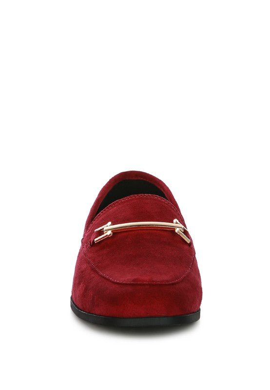 Zaara Solid Faux Suede Loafers - Chaelisa's New Jammies