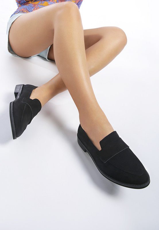 ZOFIA Suede Penny Loafers - Chaelisa's New Jammies