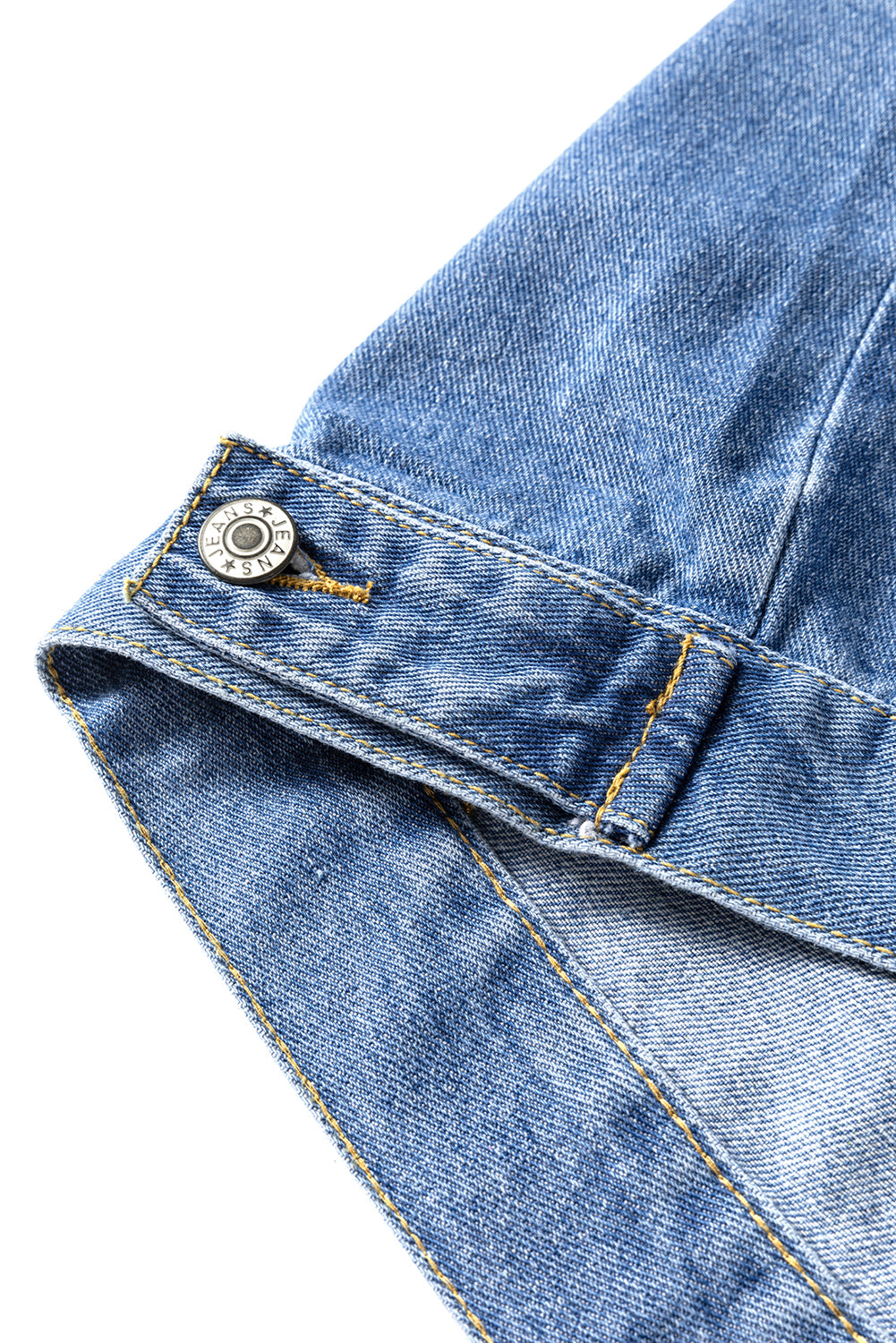 Light Blue Washed Oversize Pocketed Denim Jacket-Chaelisa's New Jammies