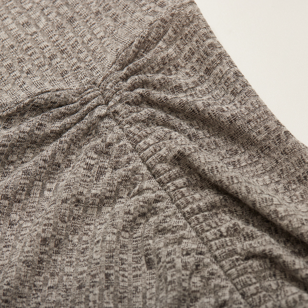 Pleated Ruched Drawstring Fitted Wrapped Knit Dress HWWX62Q4AL-Chaelisa's New Jammies