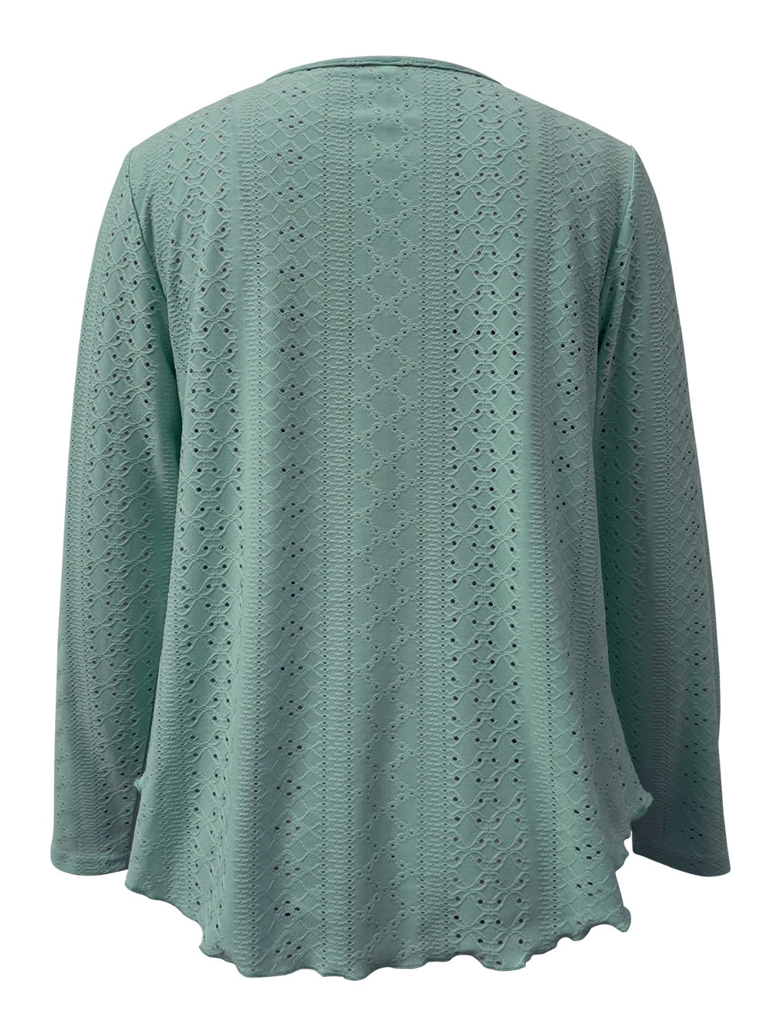 Eyelet Long Sleeve Blouse-Chaelisa's New Jammies