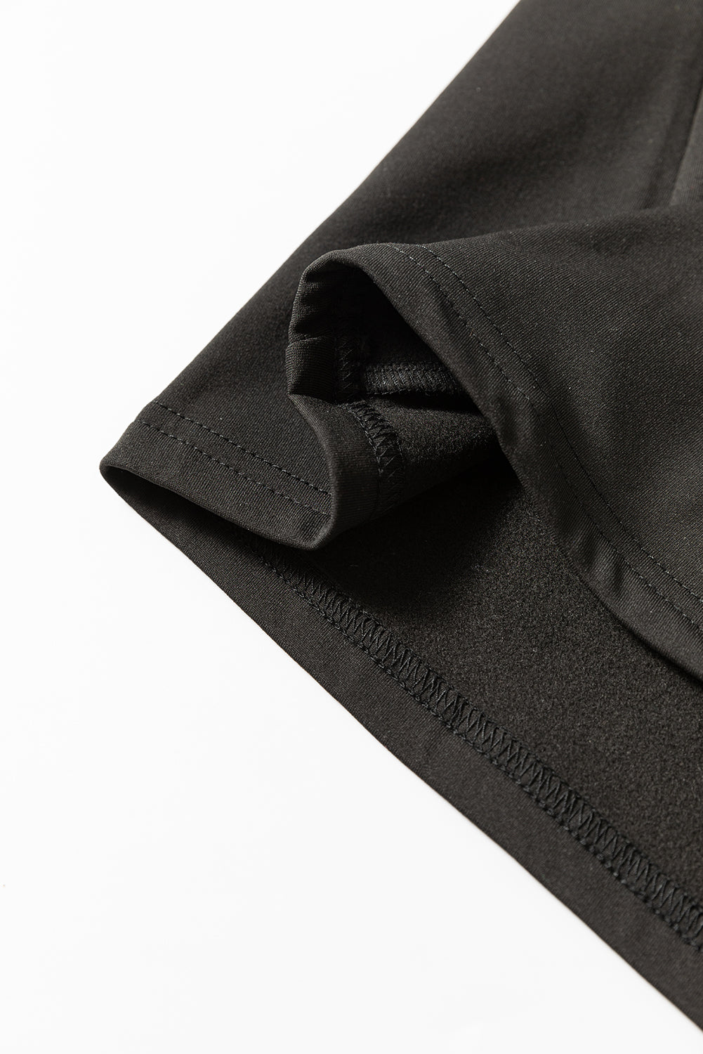 Black Solid Scoop Neck Slim Fit Thermal Top-Chaelisa's New Jammies