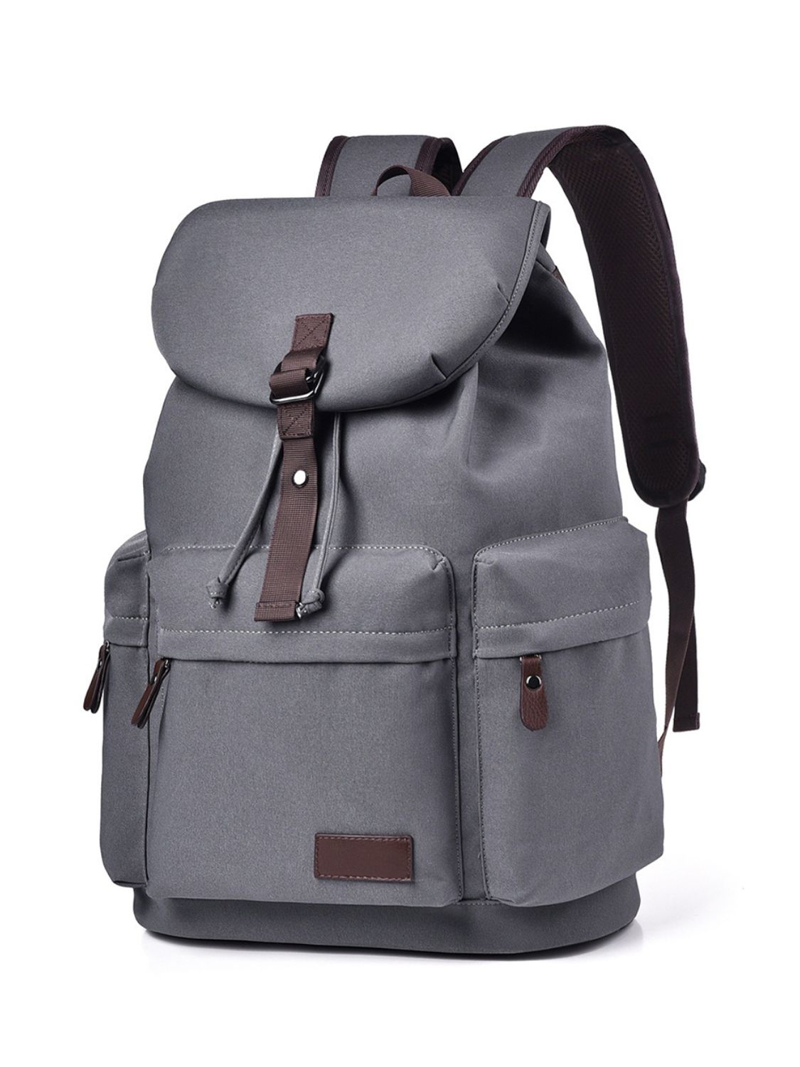Multi Pockets Adjustable Strap Canvas Backpack Bag-Chaelisa's New Jammies