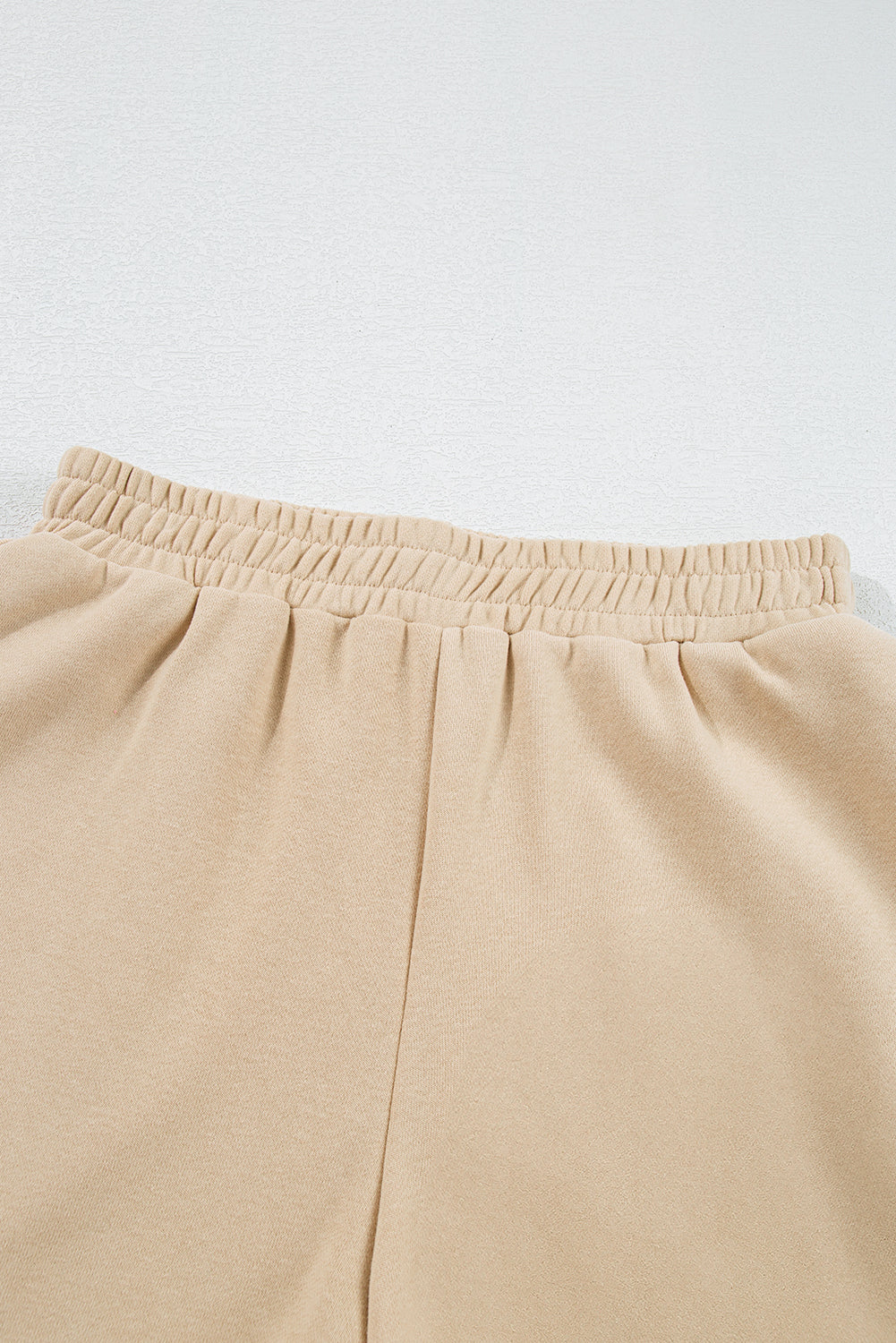 Apricot Striped Accent Pullover and Shorts Two Piece Casual Set-Chaelisa's New Jammies
