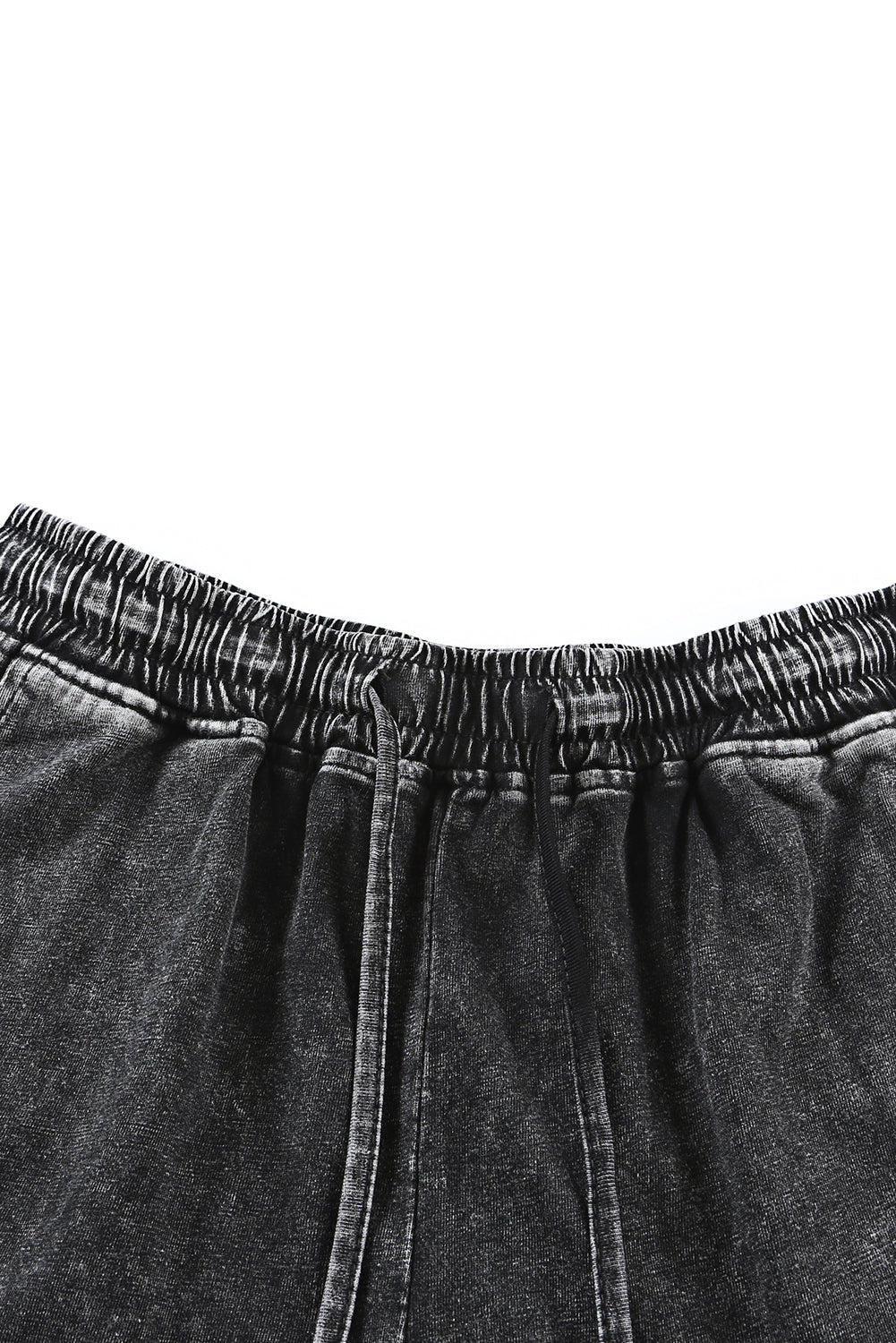 Black Acid Washed Short Lounge Set-Chaelisa's New Jammies