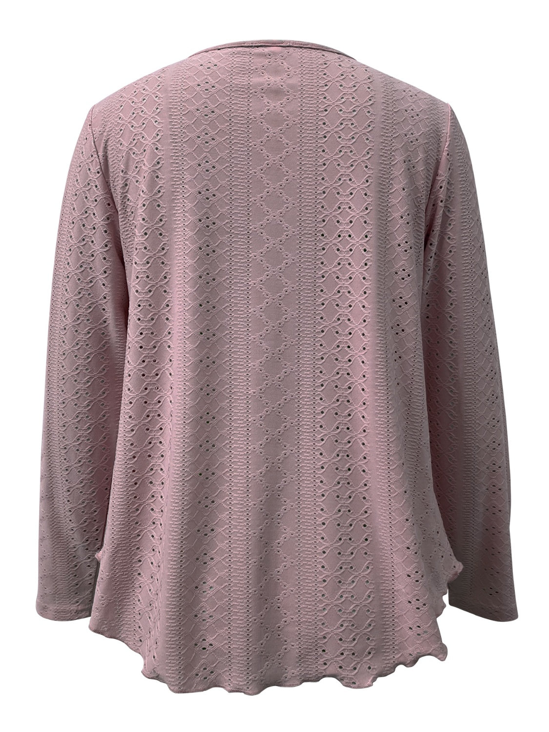 Eyelet Long Sleeve Blouse-Chaelisa's New Jammies
