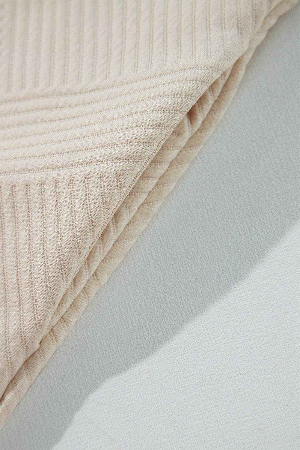 Apricot Solid Color Textured Long Sleeve Shift Dress-Chaelisa's New Jammies