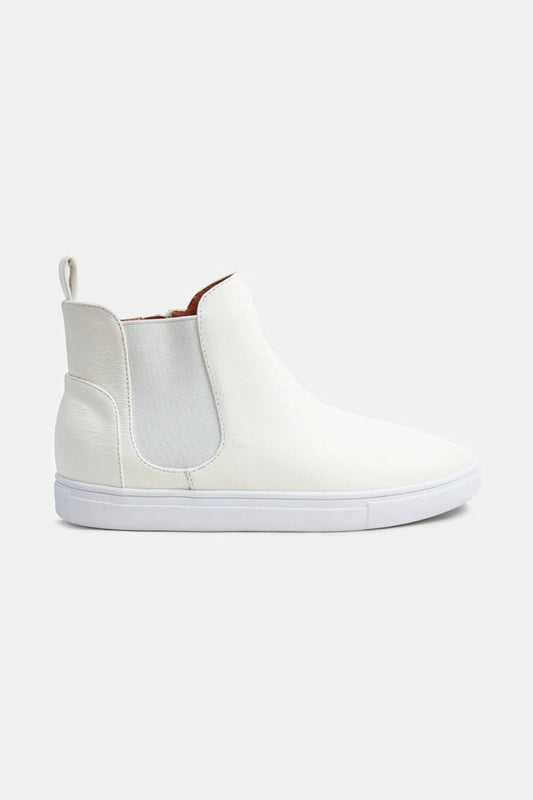Beast Fashion Faux Suede Elastic Side Panel Sneakers-Chaelisa's New Jammies