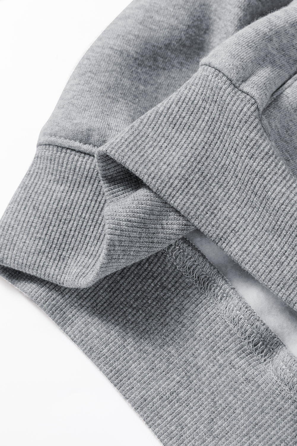 Gray Solid Drop Shoulder Hoodie and Joggers Activewear Set-Chaelisa's New Jammies