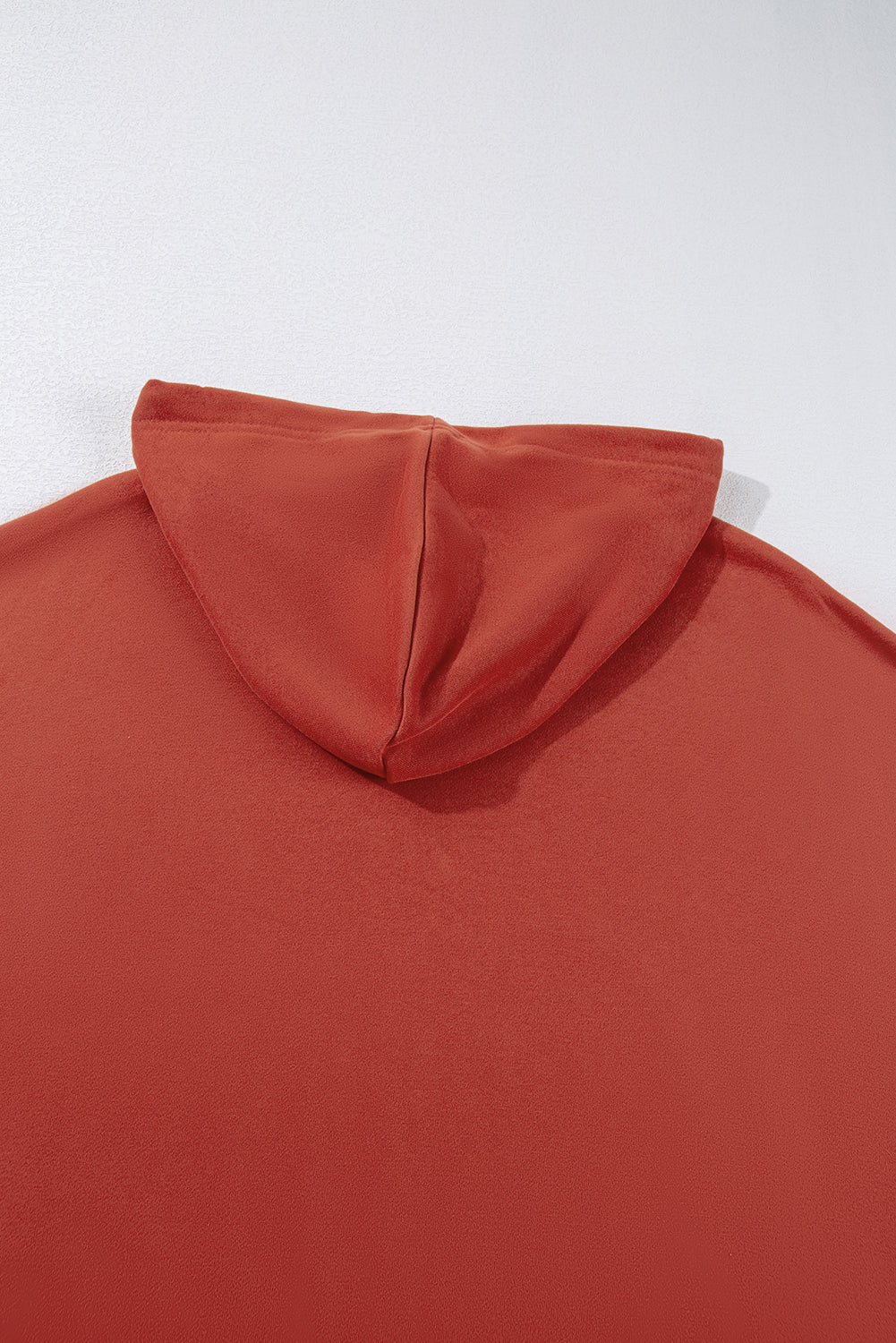Red Clay Drop Shoulder Pocketed Baggy Drawstring Hoodie-Chaelisa's New Jammies