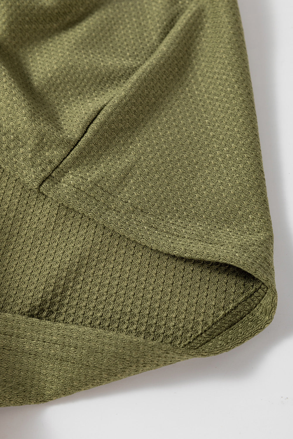 Guacamole Green Hooded Side Split Open Kimono with Pocket-Chaelisa's New Jammies