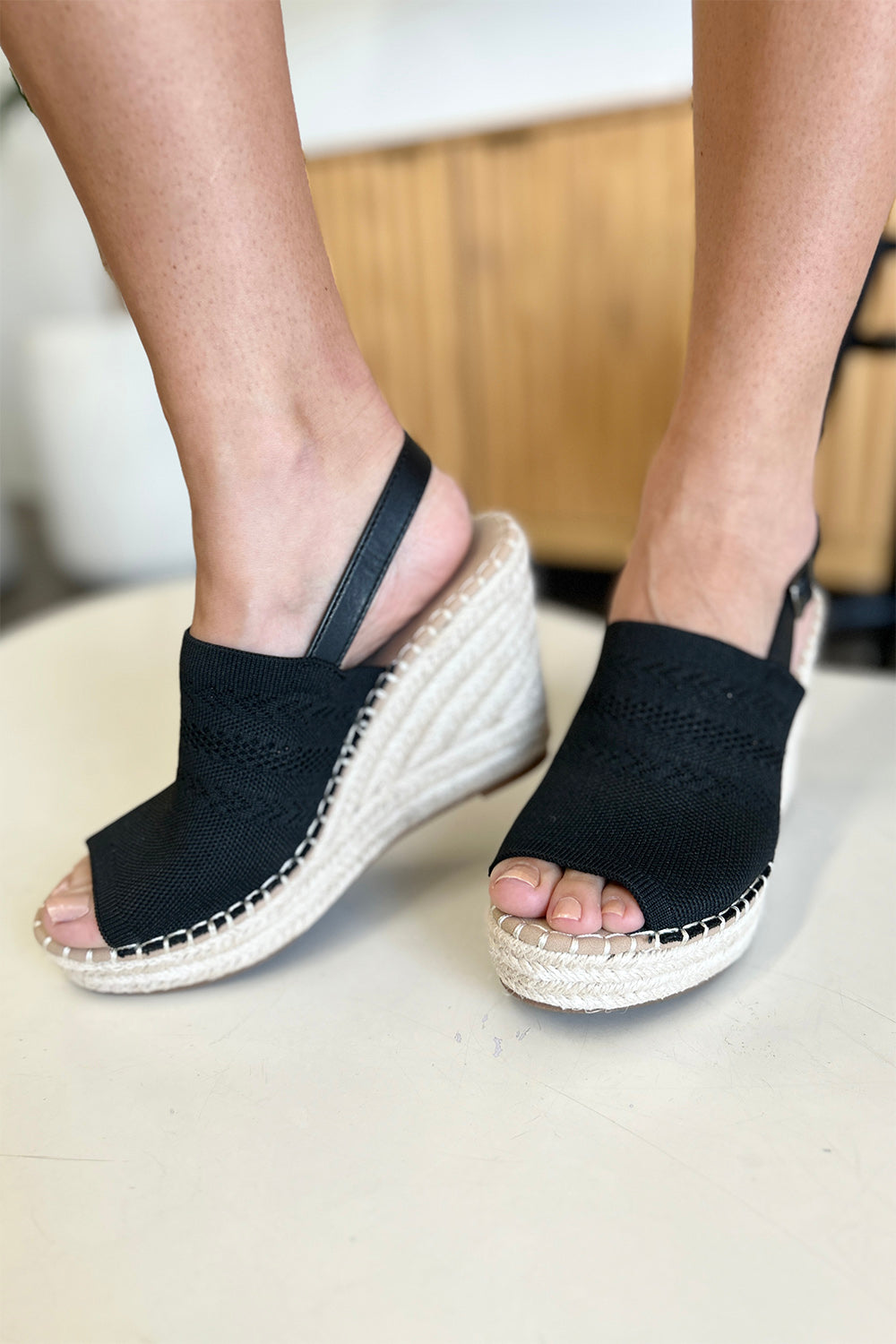 Forever Link Peep Toe High Heel Sandals-Chaelisa's New Jammies