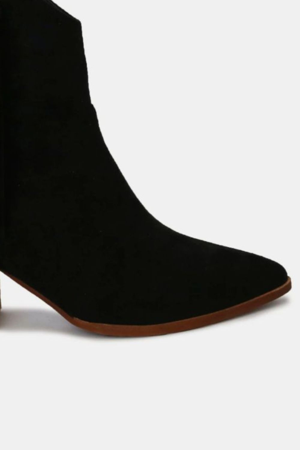 Beast Fashion Suede Fringe Point Toe Ankle Boots-Chaelisa's New Jammies