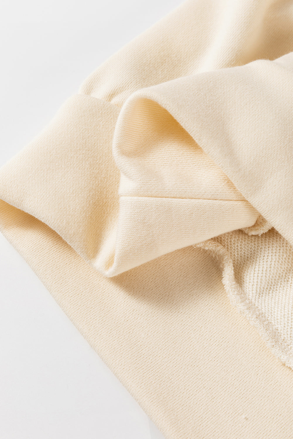 Apricot Bowknot Dewback Round Neck Sweatshirt-Chaelisa's New Jammies