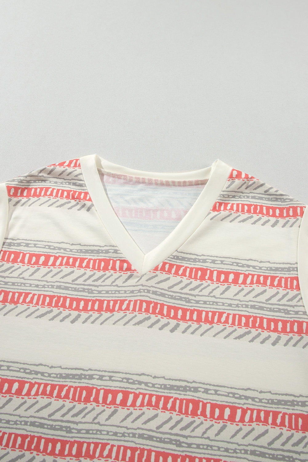 Beige Western Striped Print Casual Tank 2pcs Outfit-Chaelisa's New Jammies