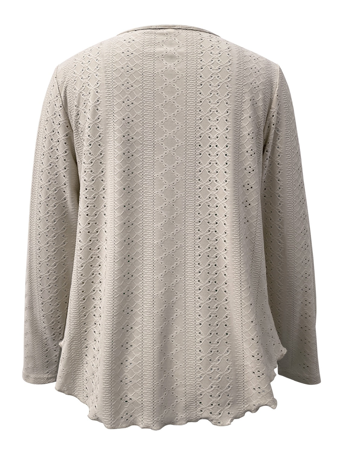 Eyelet Long Sleeve Blouse-Chaelisa's New Jammies