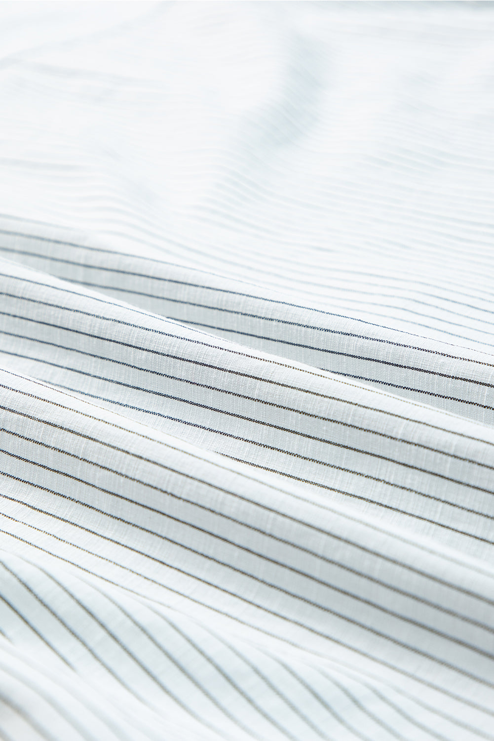 Black Stripe Roll-tab Sleeve Pocketed Long Shirt-Chaelisa's New Jammies