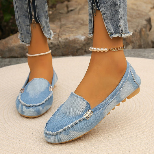 Round Toe Flat Loafers-Chaelisa's New Jammies