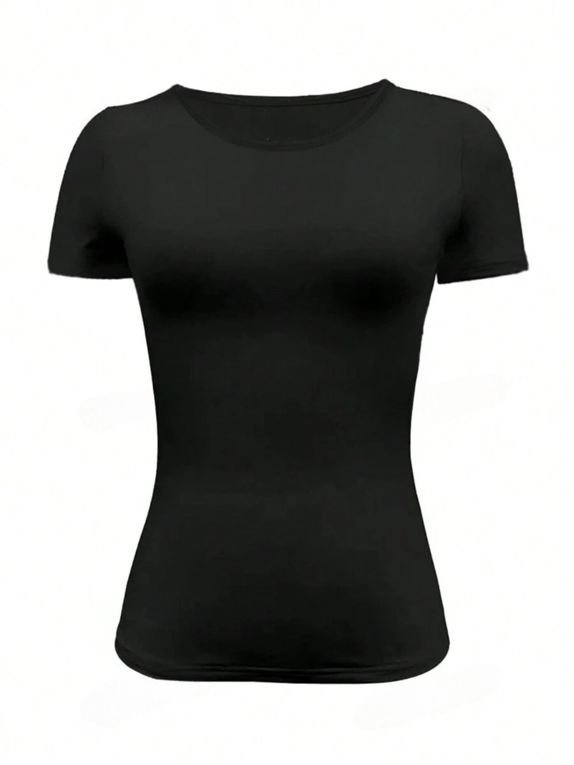 Round Neck Short Sleeve T-Shirt-Chaelisa's New Jammies