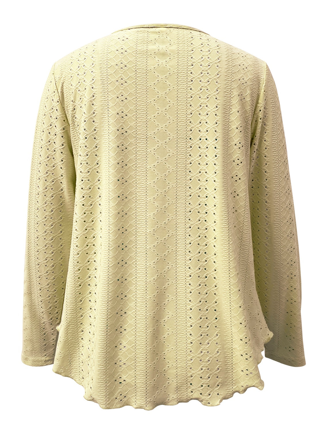 Eyelet Long Sleeve Blouse-Chaelisa's New Jammies