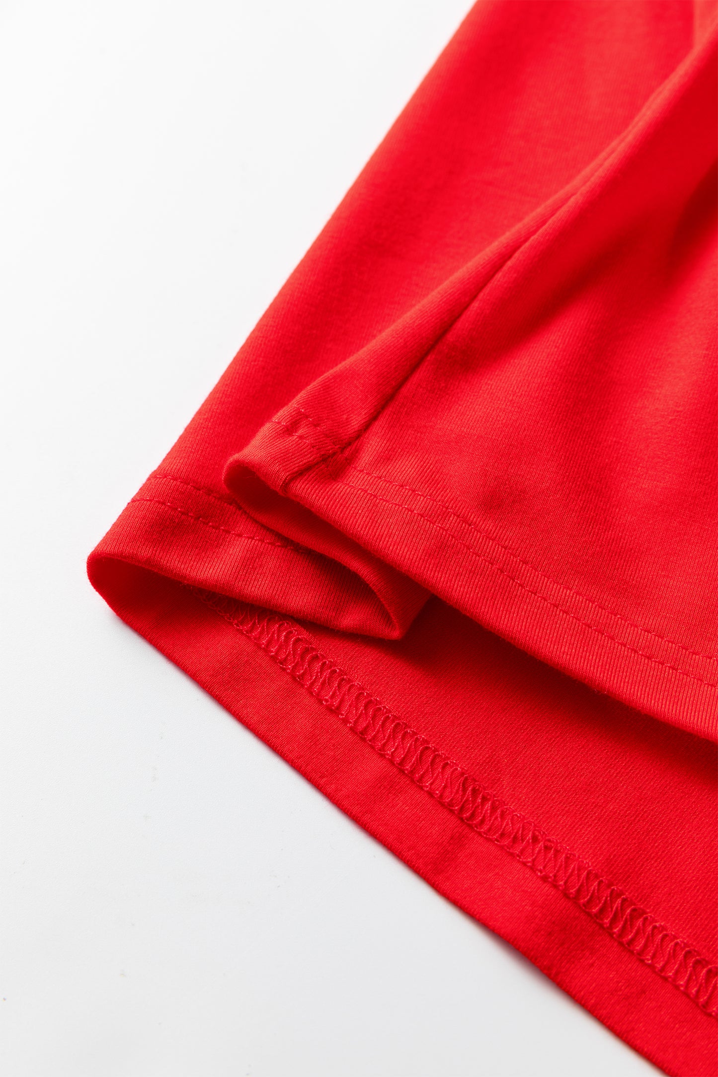 Fiery Red Foldover Off Shoulder Long Sleeve Slim Top