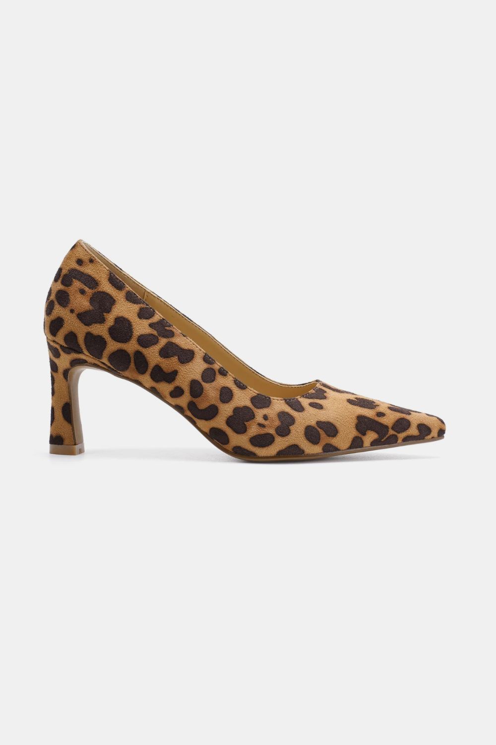 Beast Fashion Faux Suede Leopard Point Toe Pumps-Chaelisa's New Jammies