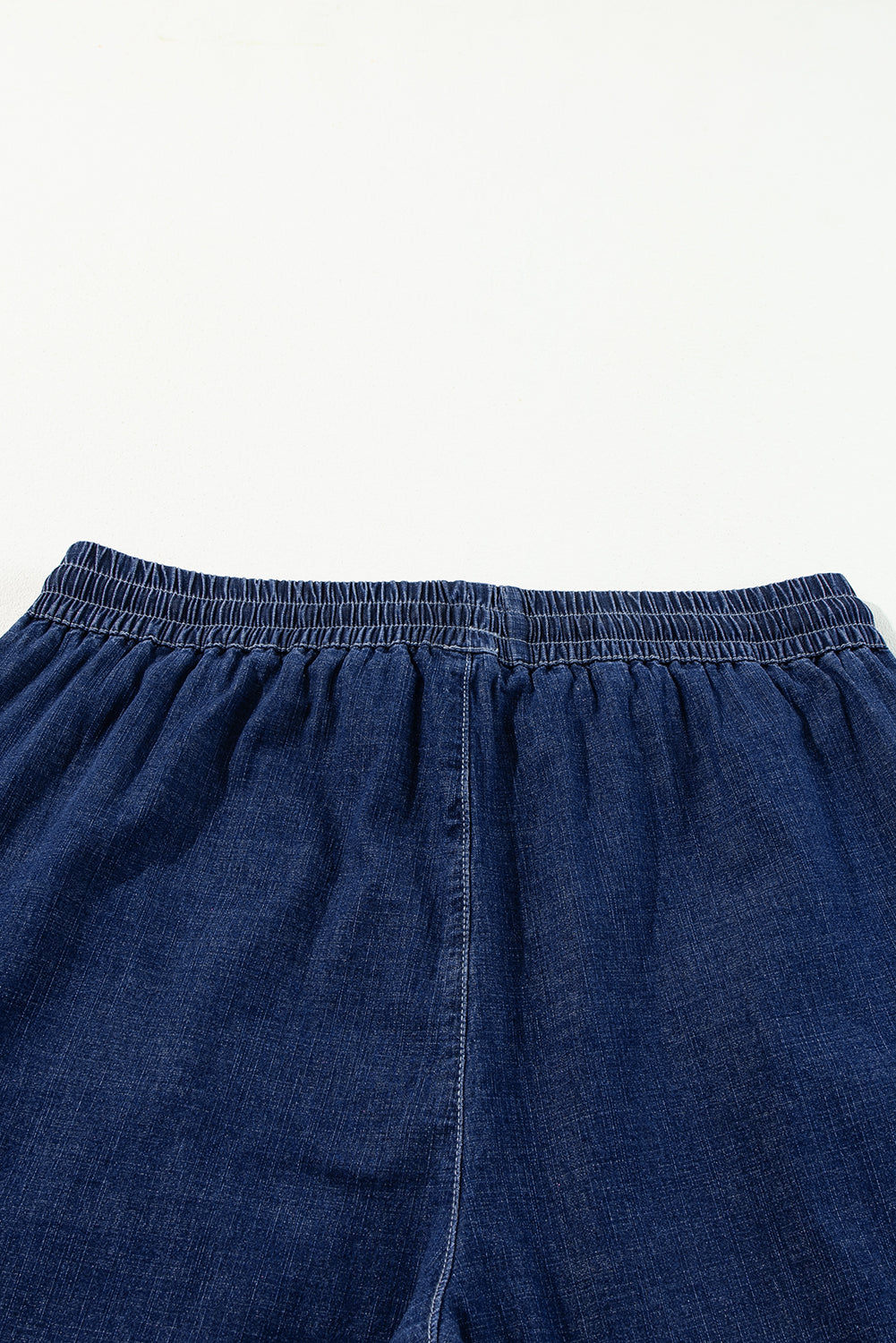Real Teal Plus Size Drawstring High Waist Wide Leg Casual Jeans-Chaelisa's New Jammies