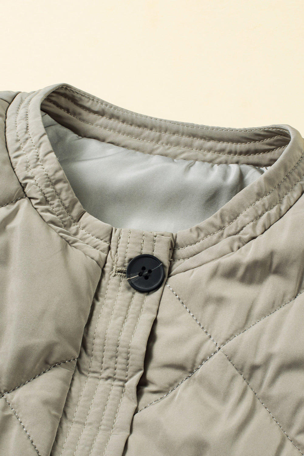 Grass Green Quilted Long Vest Jacket with Pockets-Chaelisa's New Jammies