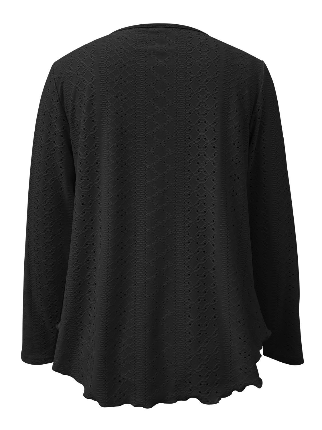 Eyelet Long Sleeve Blouse-Chaelisa's New Jammies