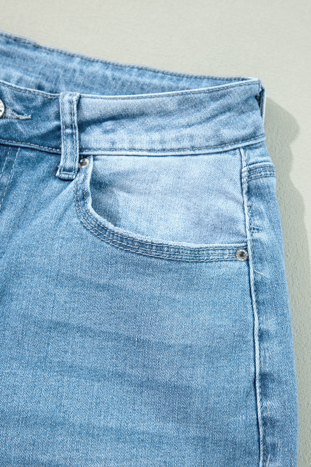 Myosotis High Rise Shift Slit Leg Straight Jeans-Chaelisa's New Jammies