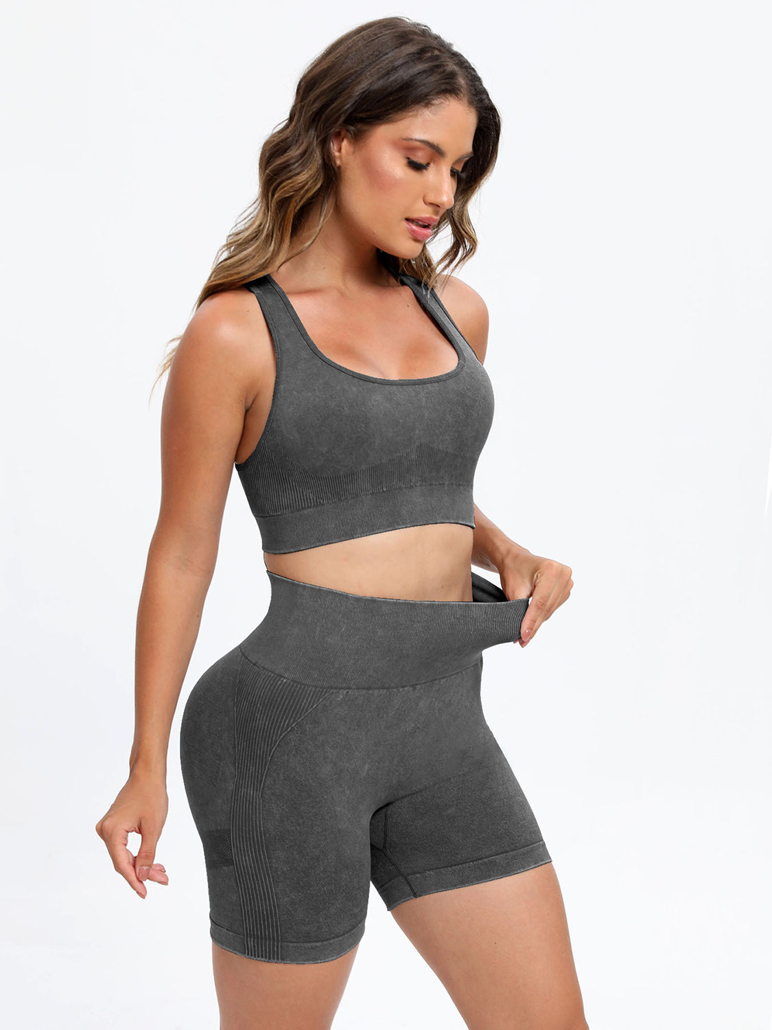 Scoop Neck Wide Strap Top and Shorts Active Set-Chaelisa's New Jammies