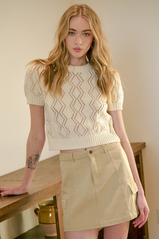 Mittoshop Cargo Mini Skirt with Side Pockets-Chaelisa's New Jammies
