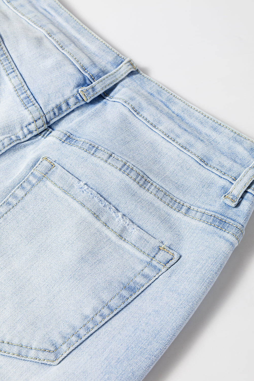 Beau Blue Vintage Light Wash Distressed Flare Jeans-Chaelisa's New Jammies