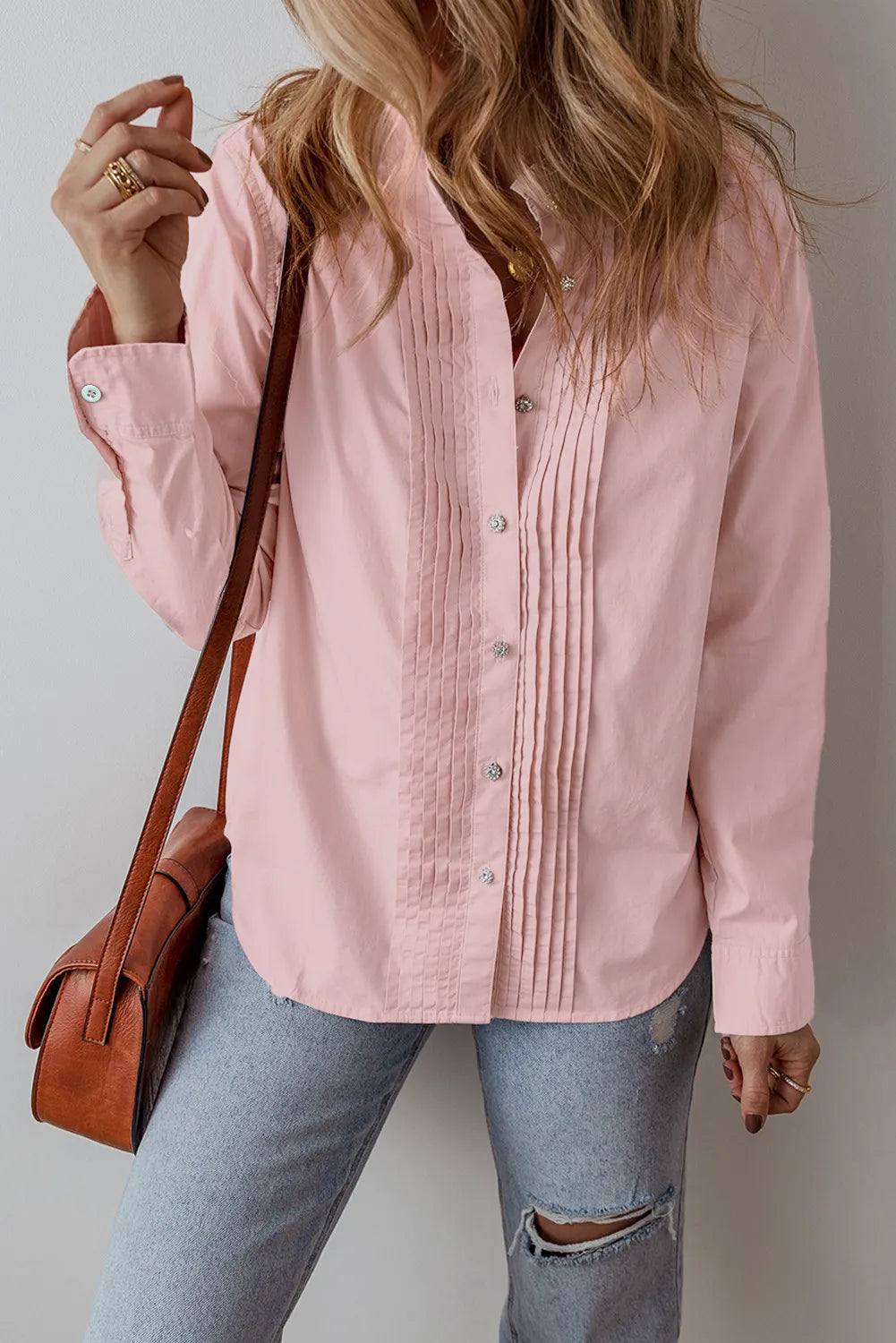 Button Up Long Sleeve Shirt-Chaelisa's New Jammies