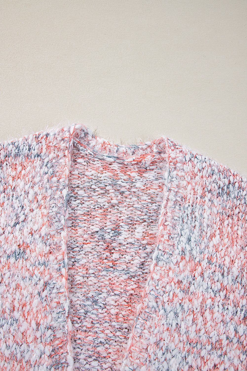 Pink Multicolor Confetti Open Front Knit Cardigan-Chaelisa's New Jammies