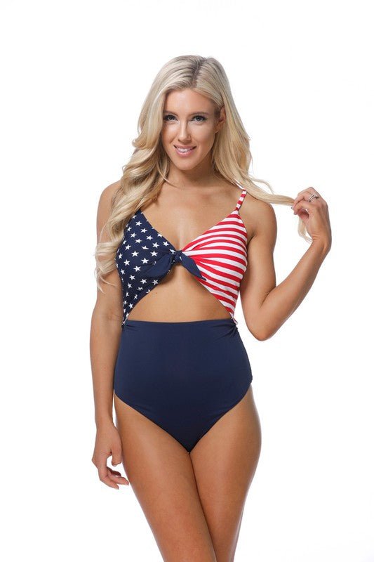 4th of july american flag one piece - Chaelisa's New Jammies