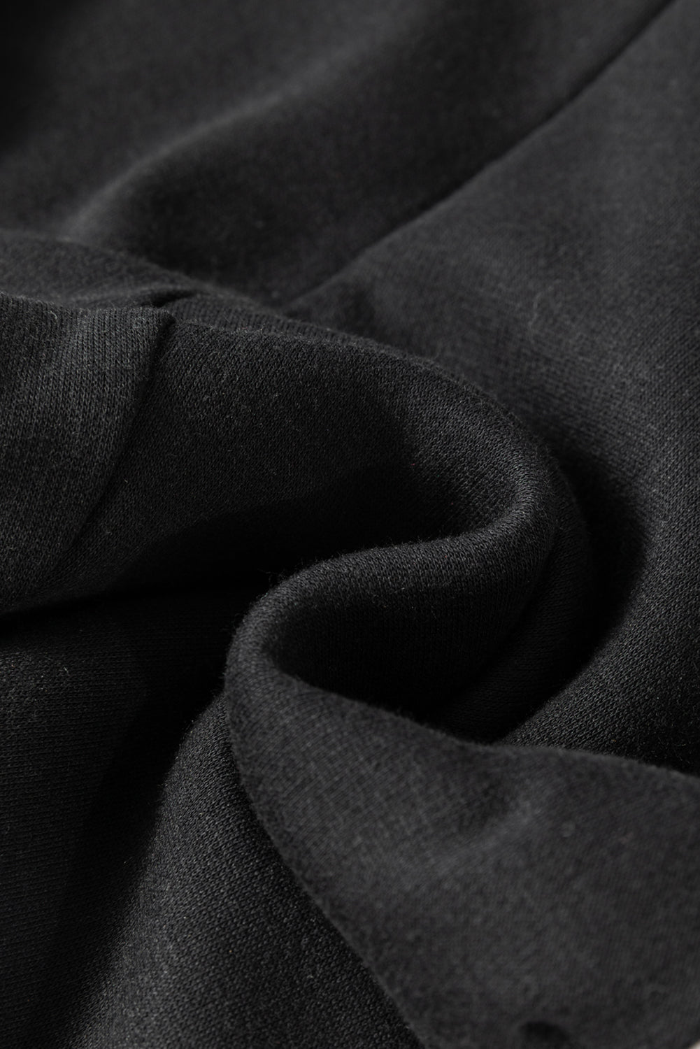 Black Solid Drawstring Waist Thermal Lined Leggings-Chaelisa's New Jammies