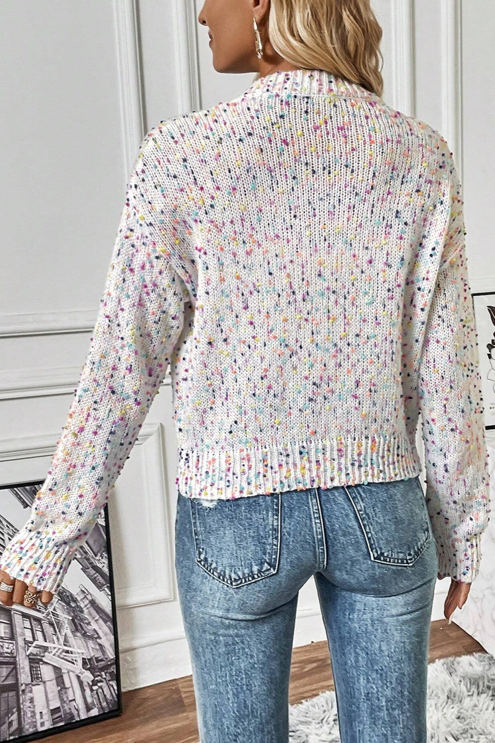Confetti Button Up Long Sleeve Cardigan-Chaelisa's New Jammies