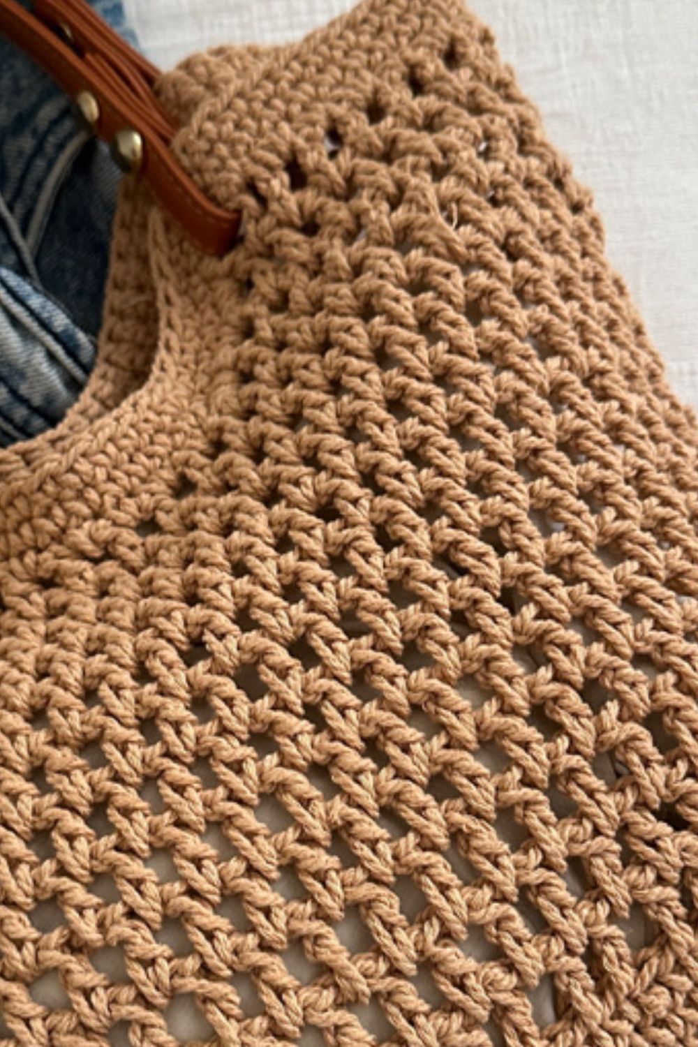 Openwork Woven Tote Bag-Chaelisa's New Jammies
