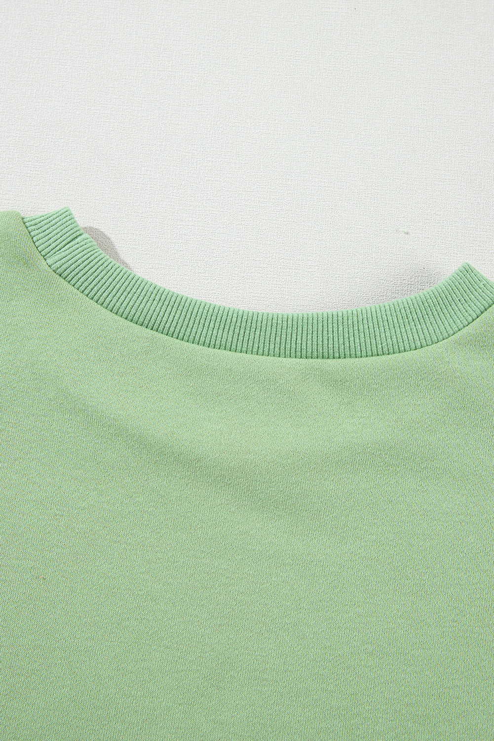 Grass Green Solid Fleece Lined Drop Shoulder High Low Sweatshirt-Chaelisa's New Jammies