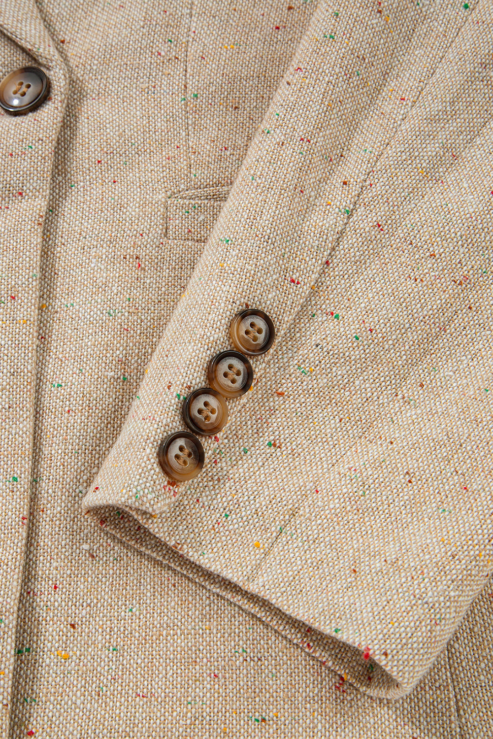 Oatmeal Single Breasted Elegant Suit Jacket-Chaelisa's New Jammies