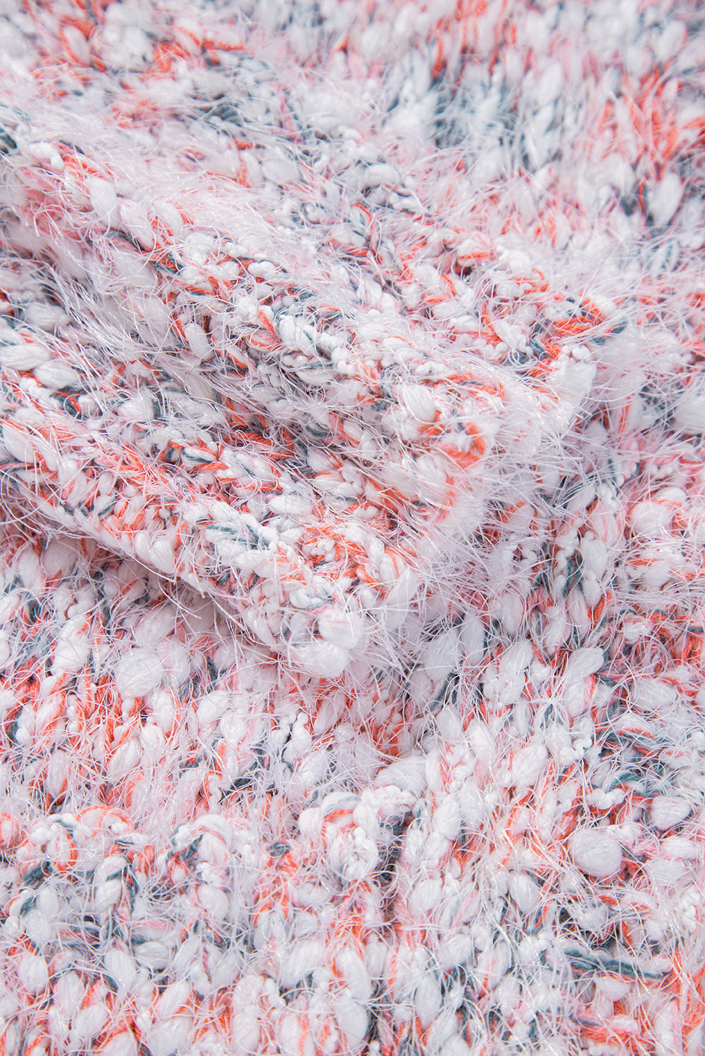 Pink Multicolor Confetti Open Front Knit Cardigan-Chaelisa's New Jammies