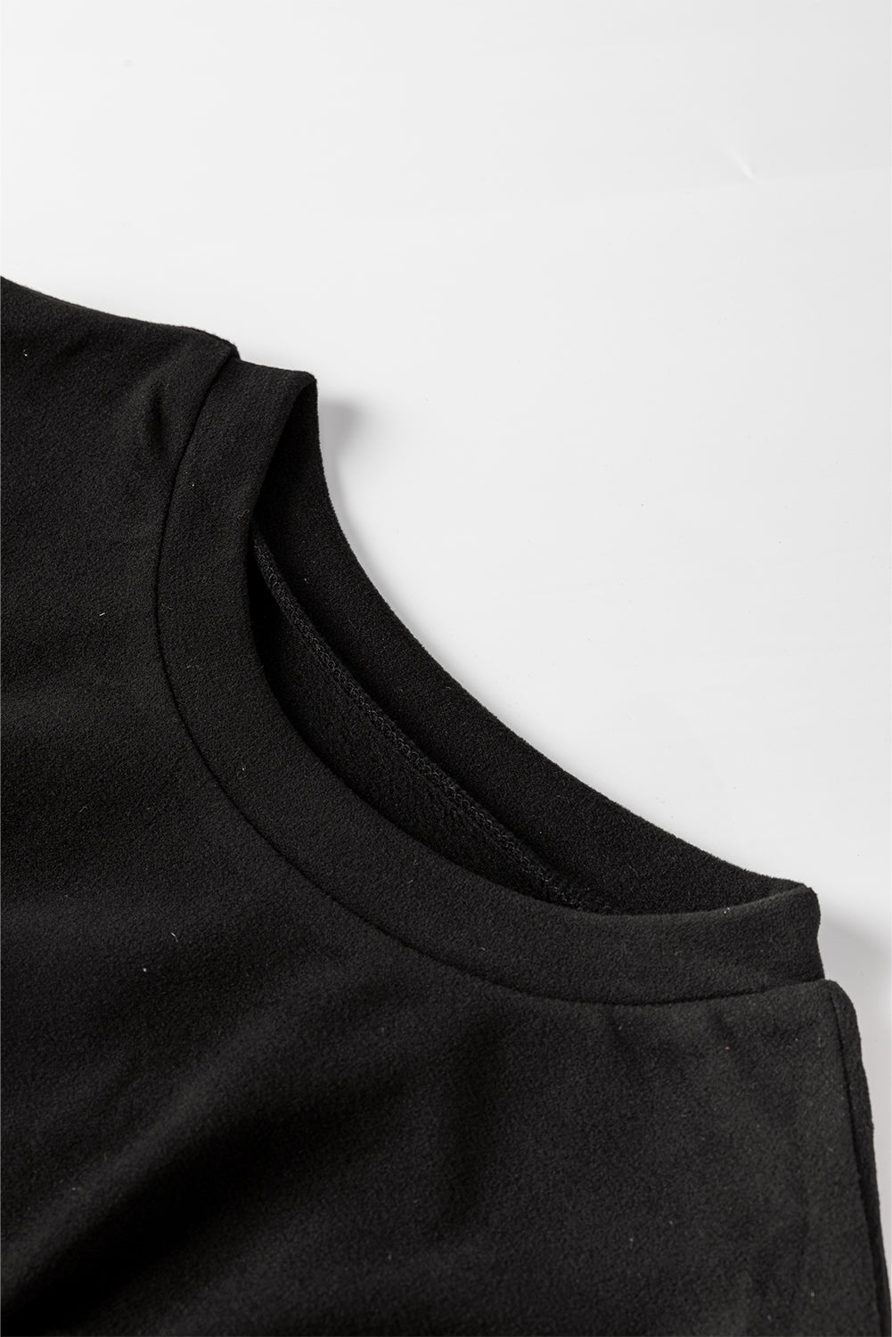 Black Sequin Puff Sleeve Shift Mini Dress-Chaelisa's New Jammies
